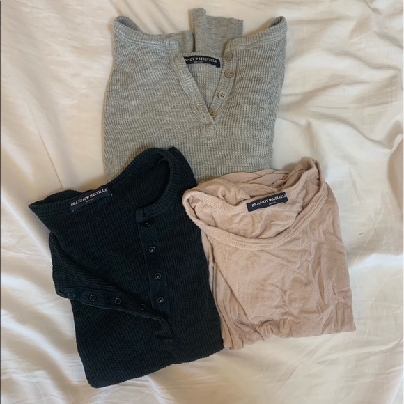 Brandy Melville Tops - Cozy brandy Melville bundle